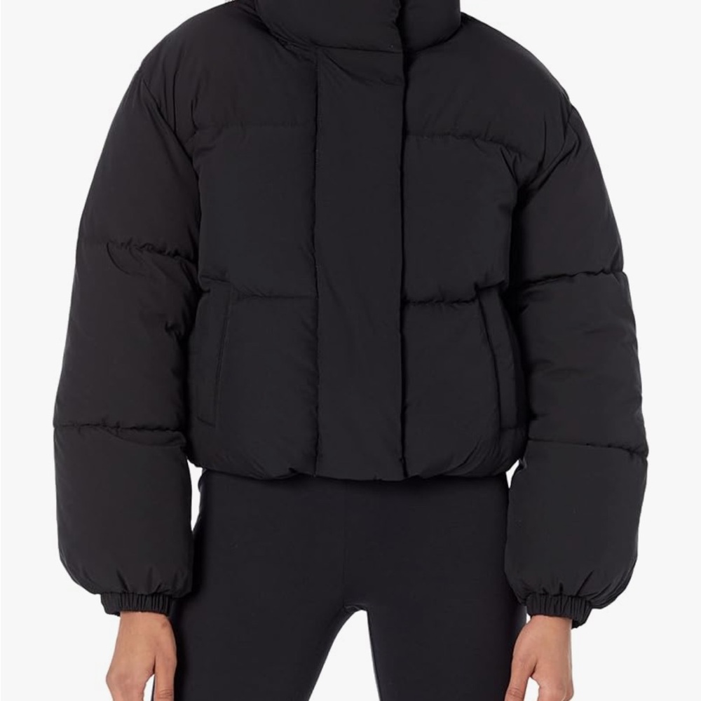 Amazon Essentials Black Puffer Jacket S - image 1